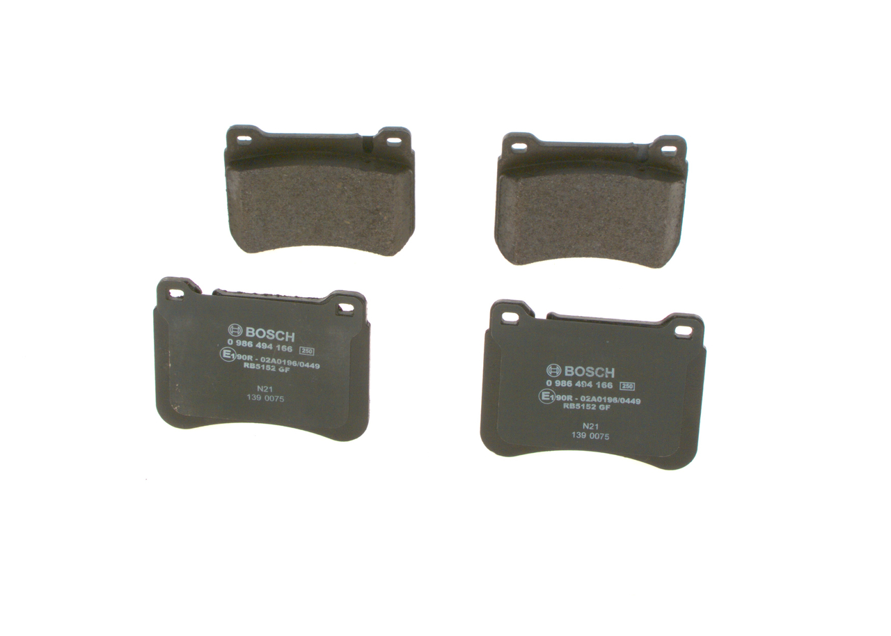 BOSCH Bremsbeläge 0 986 494 166