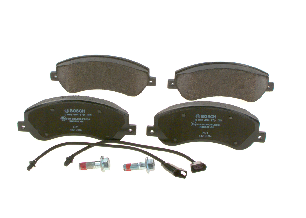 BOSCH Juego de pastillas de freno 0 986 494 170