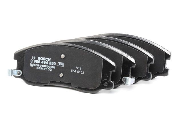 BOSCH 0 986 494 250 Komplet zavornih oblog, ploscne (kolutne) zavore OPEL ANTARA