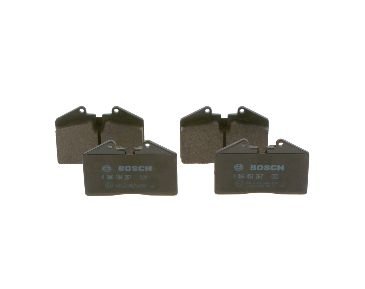 8A0698451B OE BOSCH Plaquettes de frein 0 986 494 267