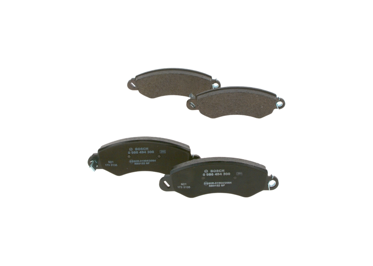 BOSCH Juego de pastillas de freno 0 986 494 300
