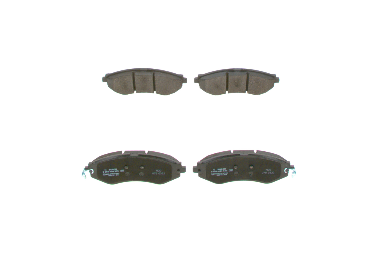 Acheter BOSCH Plaquettes de frein 0 986 494 343