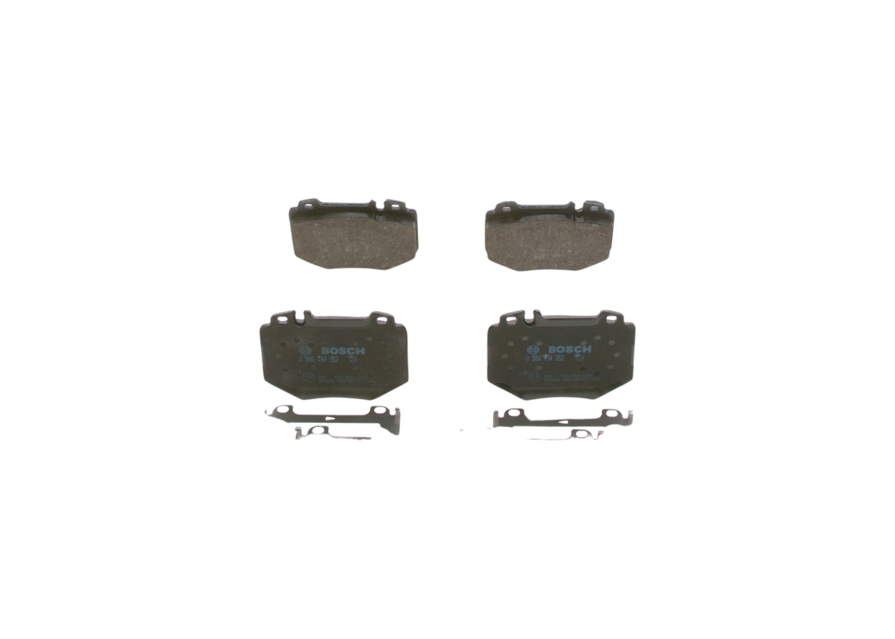BOSCH Plaquettes de frein 0 986 494 352