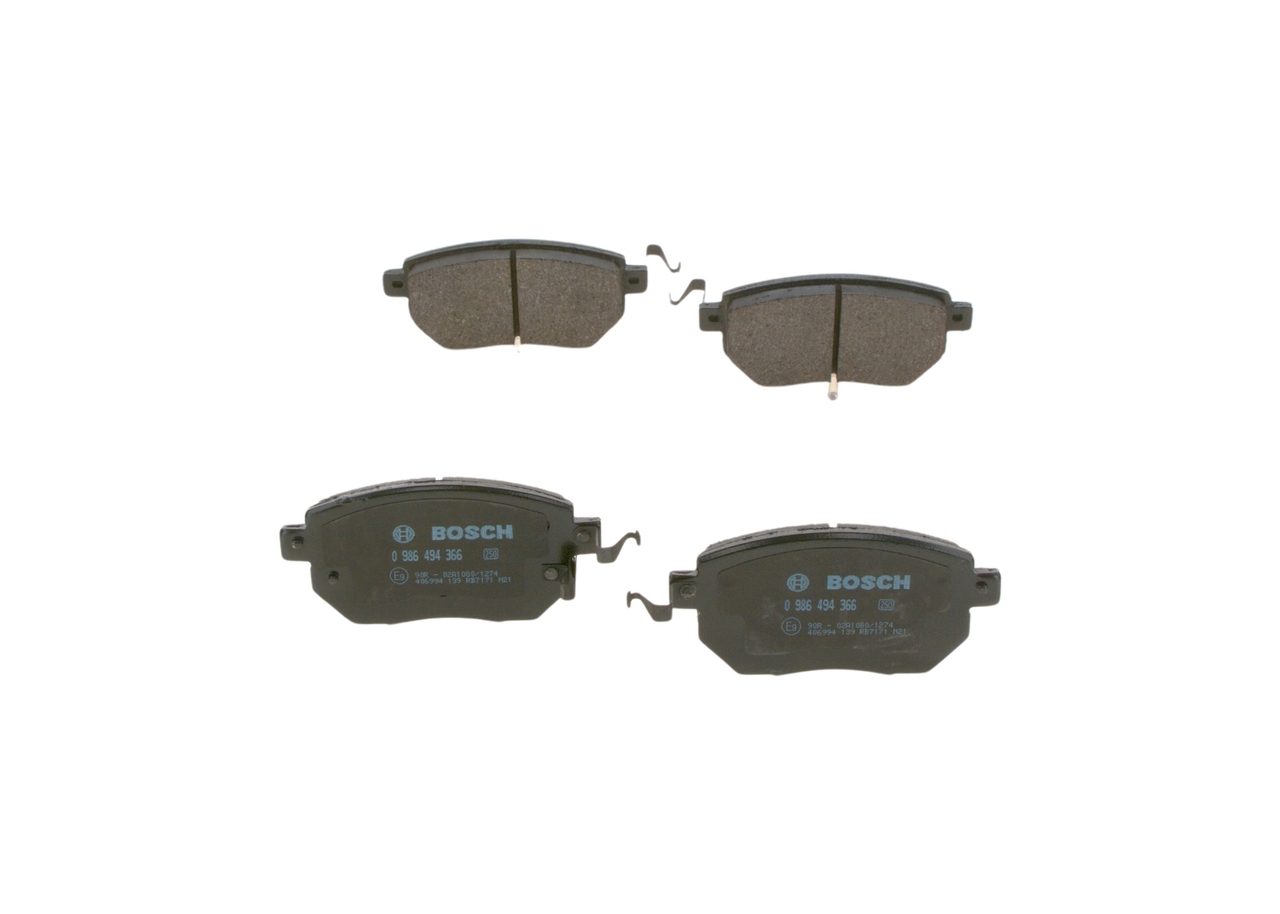 BOSCH Bremsbeläge 0 986 494 366