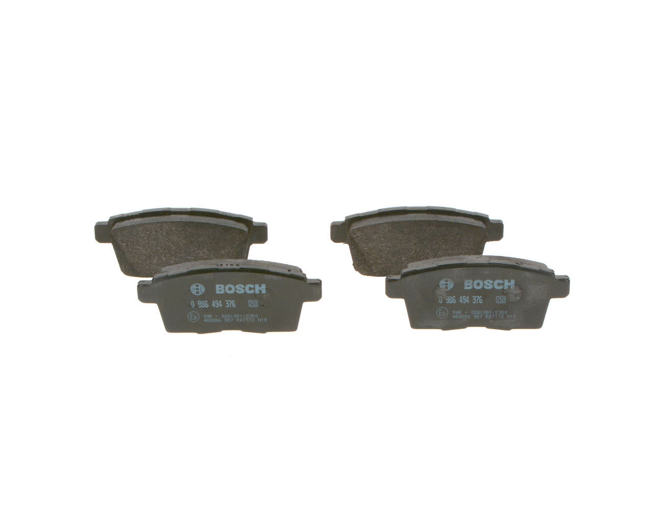 BOSCH 0986494376 Stabdžiu kaladėlės Mazda MPV 2025
