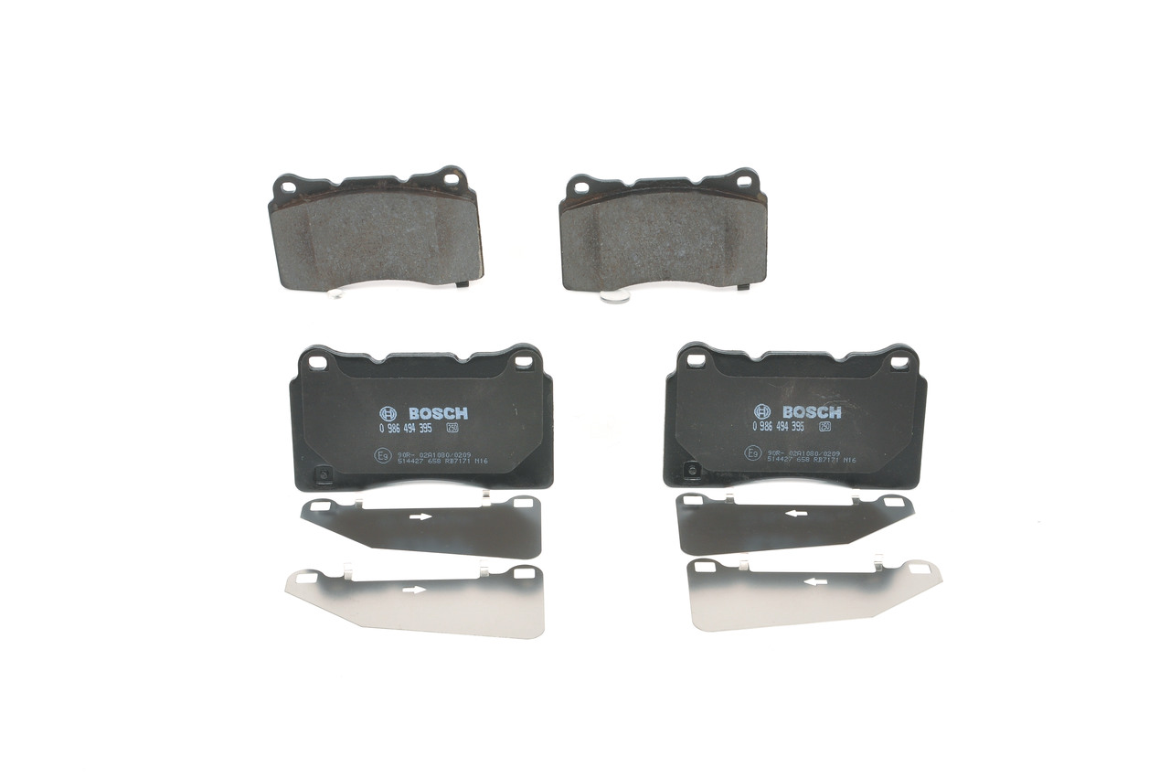 0 986 494 395 BOSCH Pastillas de freno MITSUBISHI MONTERO