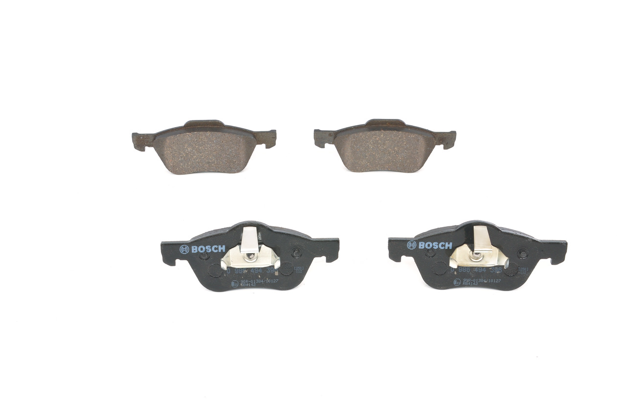 Pastilhas de travão BOSCH 0 986 494 396 adequados para NISSAN barato