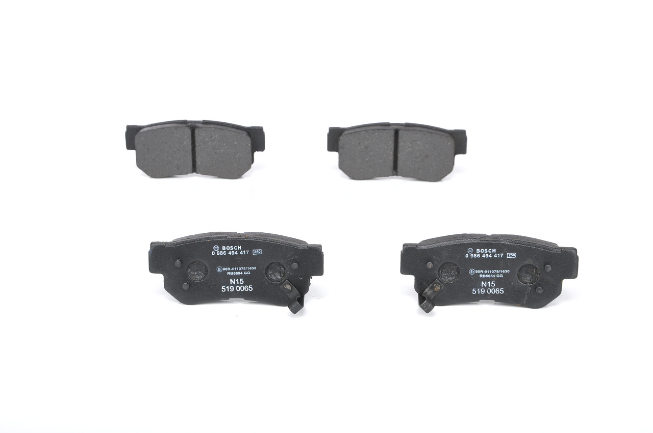 BOSCH Juego de pastillas de freno 0 986 494 417