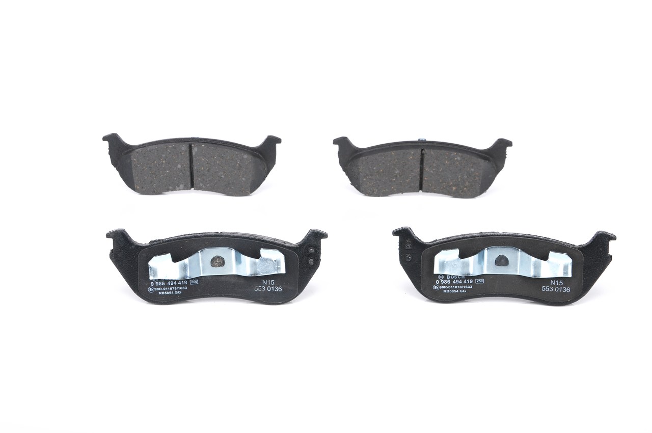 BOSCH Kit pastiglie freni 0 986 494 419