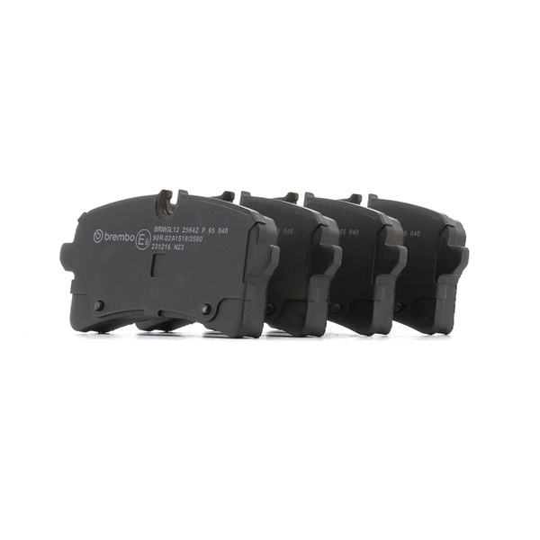 Juego de pastillas de freno 95B698451A BREMBO P 65 040
