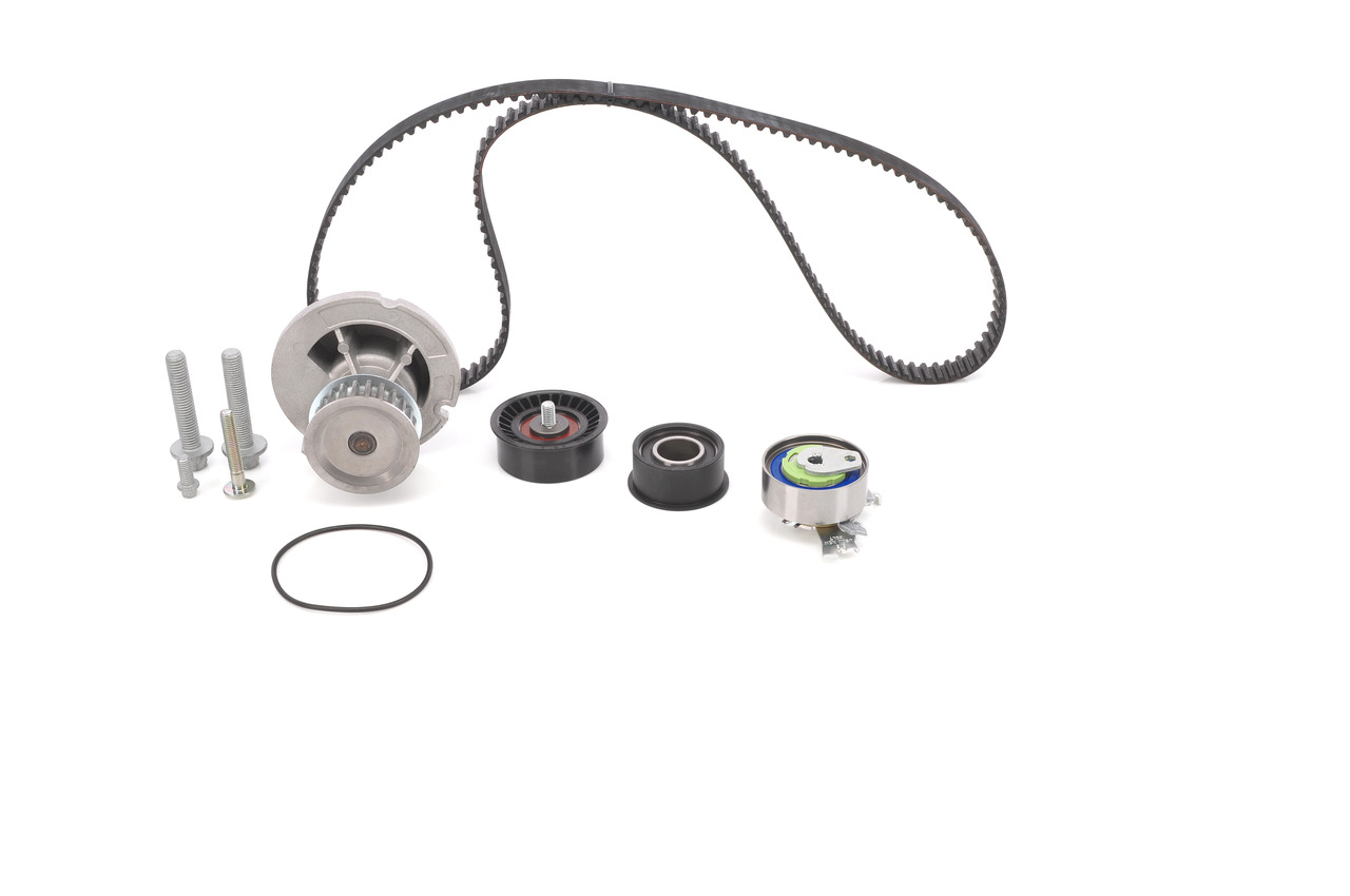 BOSCH 1 987 948 750 Timing belt kit with water pump VAUXHALL Astra Mk4 (G) CC (T98) 1.8 16V (F08, F48) Petrol 125 hp 2001 price