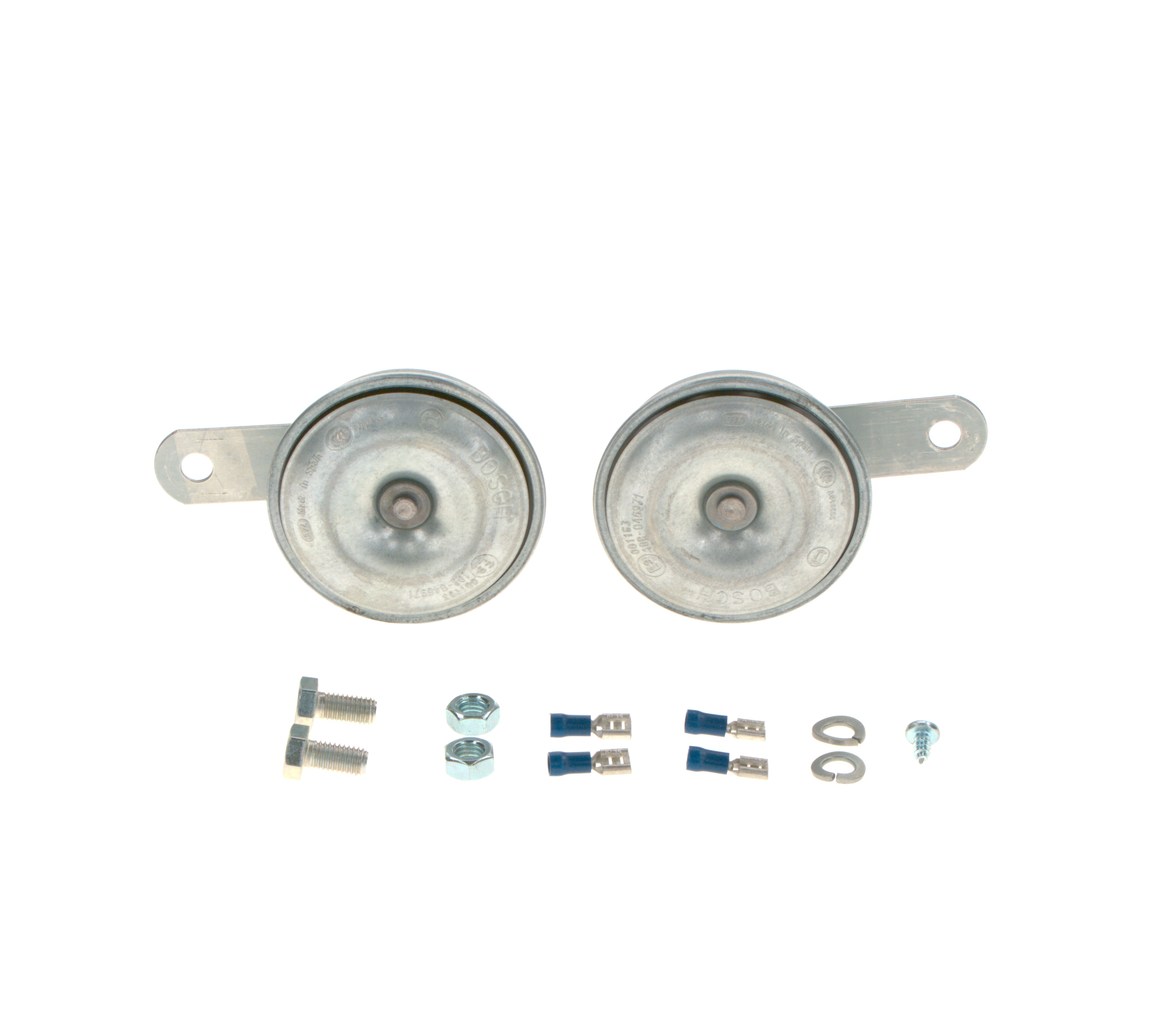 Buzina BOSCH 9 320 332 802 adequados para RENAULT, BMW, VW, MERCEDES-BENZ, PEUGEOT barato