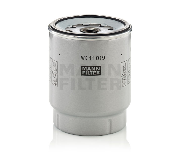 Filtro de combustível MANN-FILTER WK 11 019 z adequados para RENAULT, BMW, VW, MERCEDES-BENZ, PEUGEOT barato