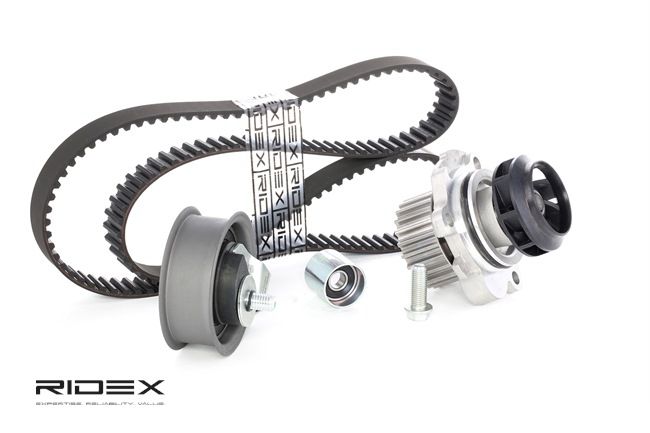 RIDEX 3096W0184 Vandens siurblio ir paskirstymo diržo komplektas SKODA Octavia I Combi (1U5) 1.8 T 4x4 benzinas 150 AG 2006