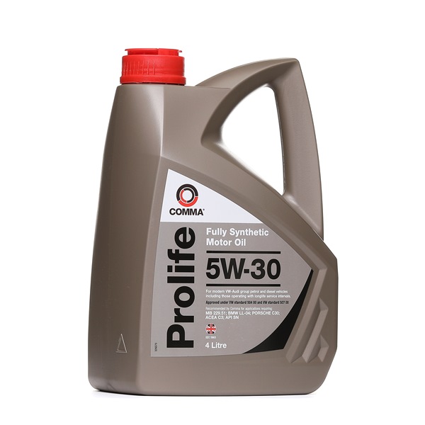 Olio motore COMMA Prolife PRO4L adatti per FIAT, VW, BMW, MERCEDES-BENZ, AUDI prezzi economici