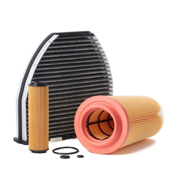 RIDEX 4055F0125 Filter kit MERCEDES-BENZ E-Class T-modell (S211) E 200 1.8 Kompressor (211.242) Petrol 163 hp 2007 price