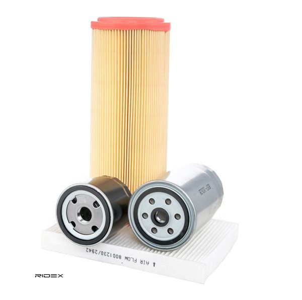 RIDEX 4055F0138 Комплект фильтров CITROËN JUMPER фургон (244) 2.8 HDi Дизель 128 л.с. 2006