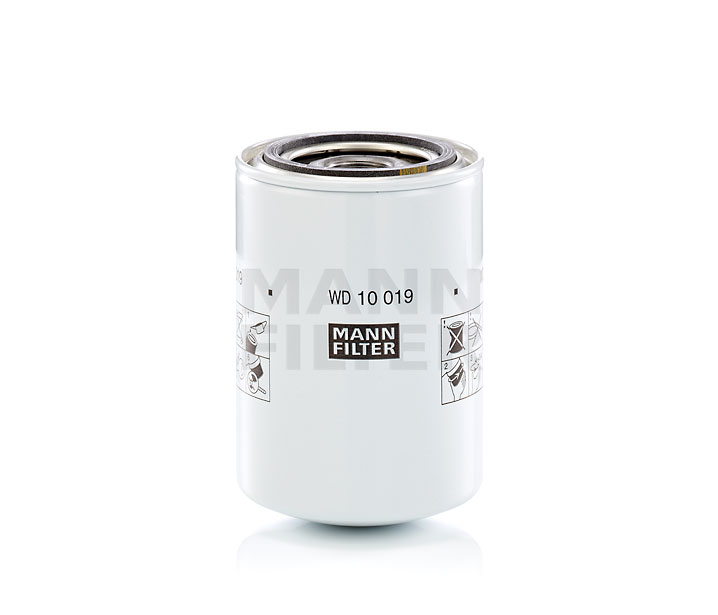 Filter, operating hydraulics MANN-FILTER WD 10 019 suitable for BMW, VW, AUDI, MERCEDES-BENZ, FORD at cheap price