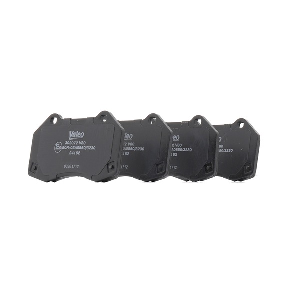 302072 VALEO Pastillas de freno RENAULT MEGANE