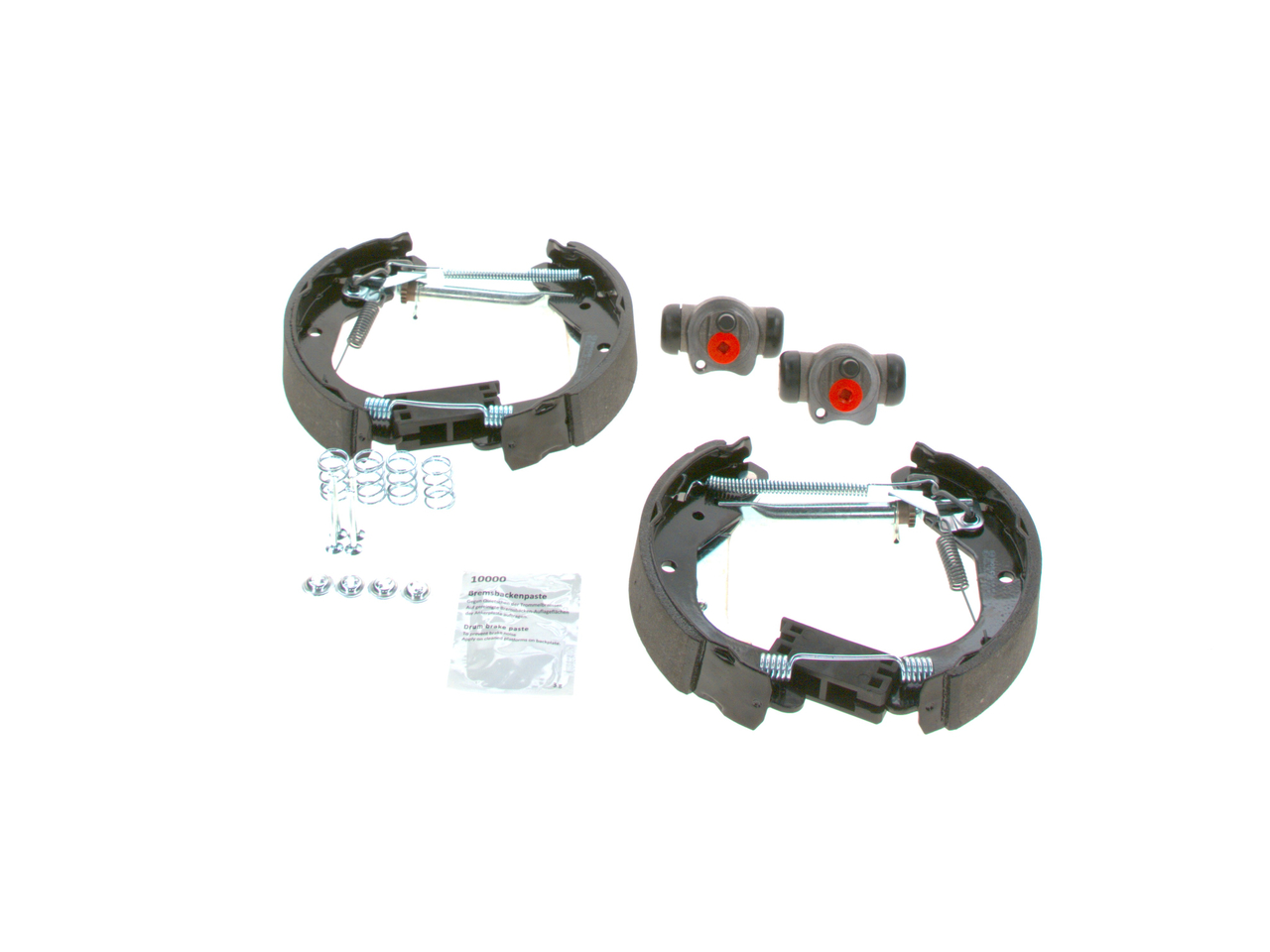 BOSCH 0 204 114 699 Brake set, drum brakes CHEVROLET AVEO Saloon (T300) 1.6 Petrol 116 hp 2016 price