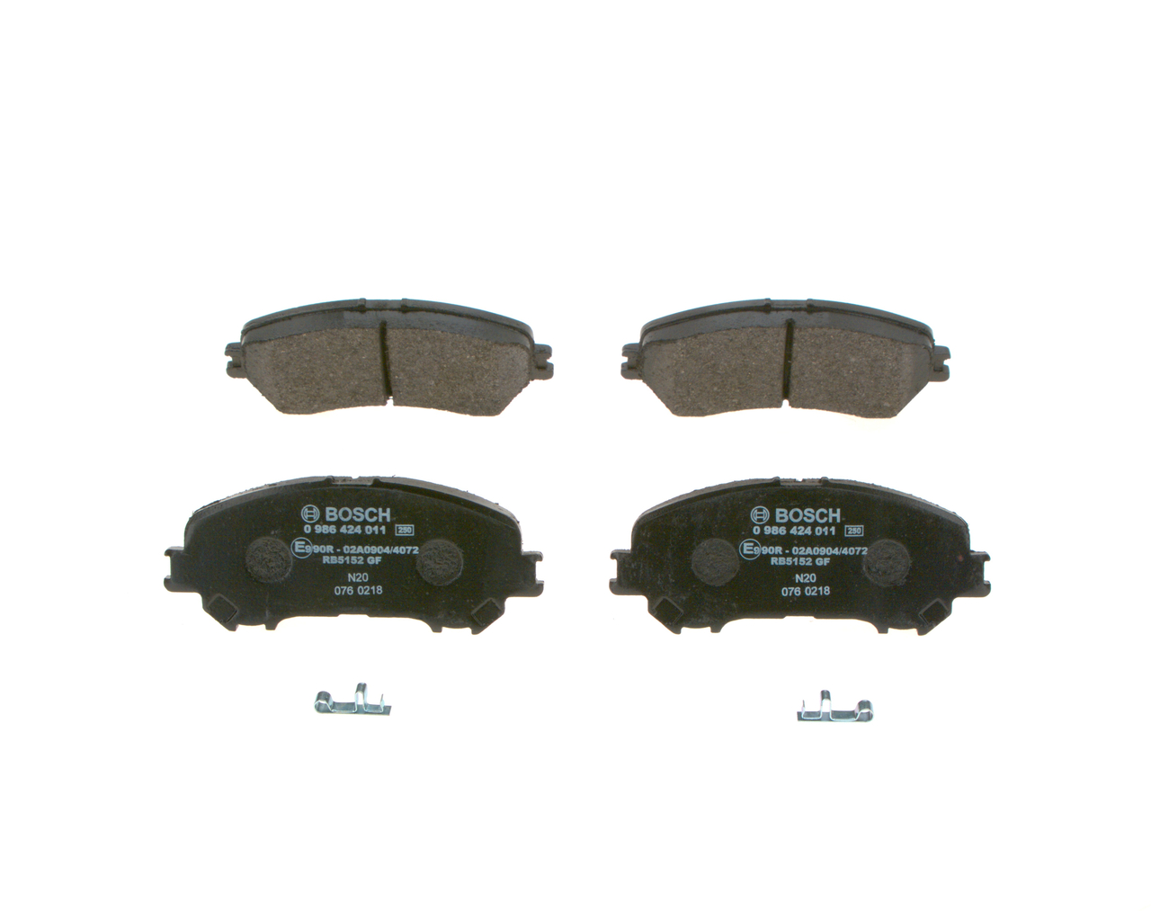 Stabdžių kaladėlės BOSCH 0 986 424 011 tinka NISSAN, RENAULT pigu