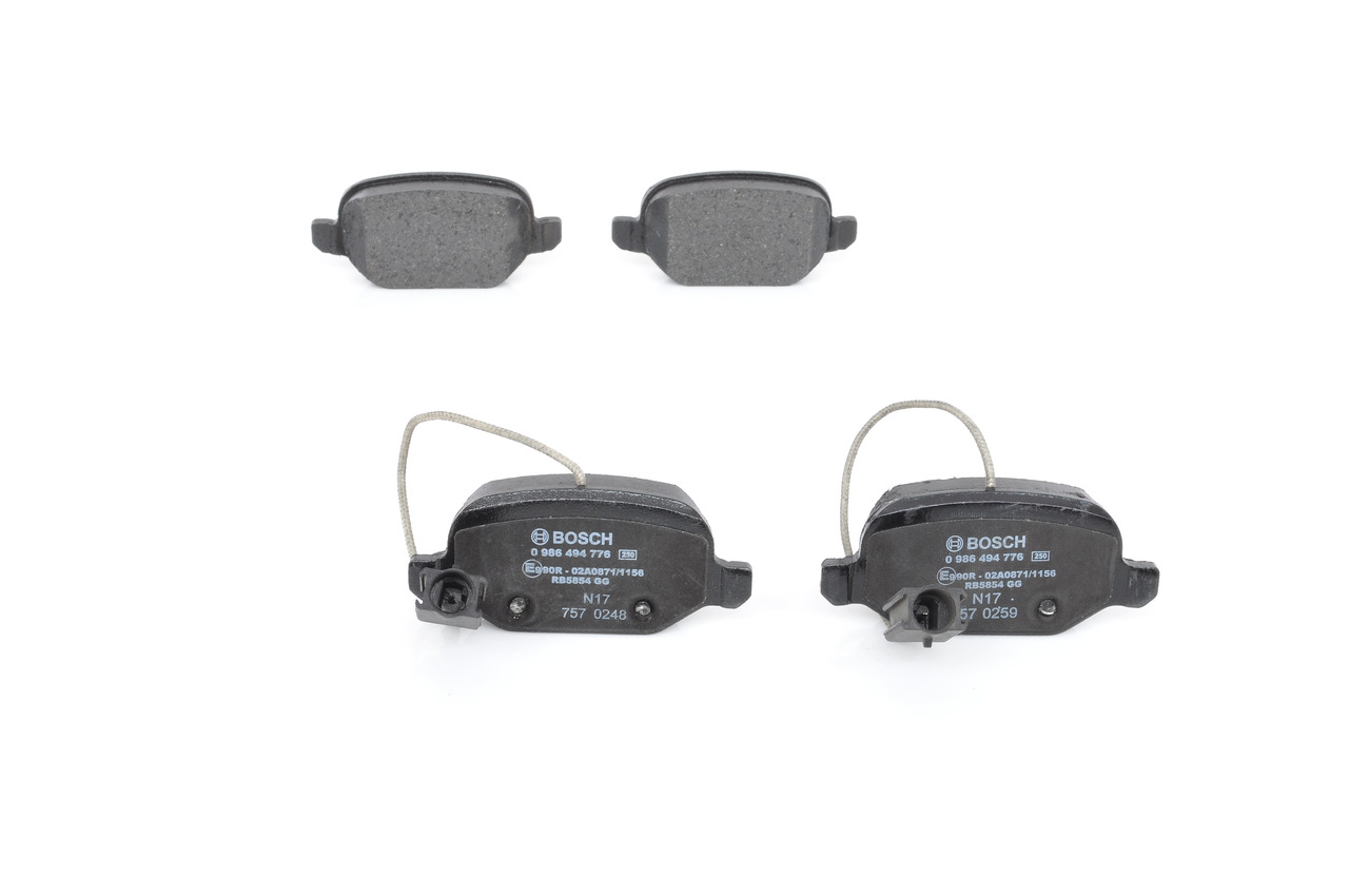 BOSCH Bremsbeläge 0 986 494 776