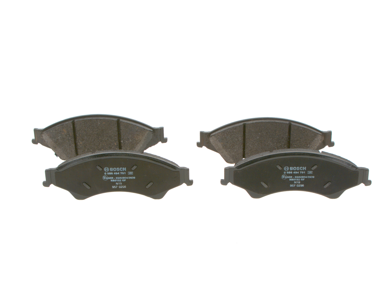 BOSCH Bremsbeläge 0 986 494 791