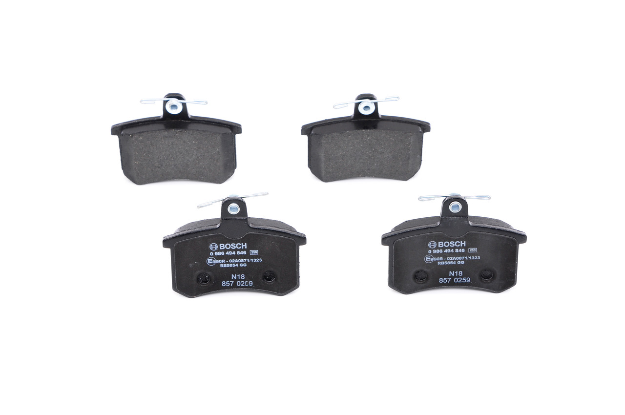 BOSCH Juego de pastillas de freno 0 986 494 846