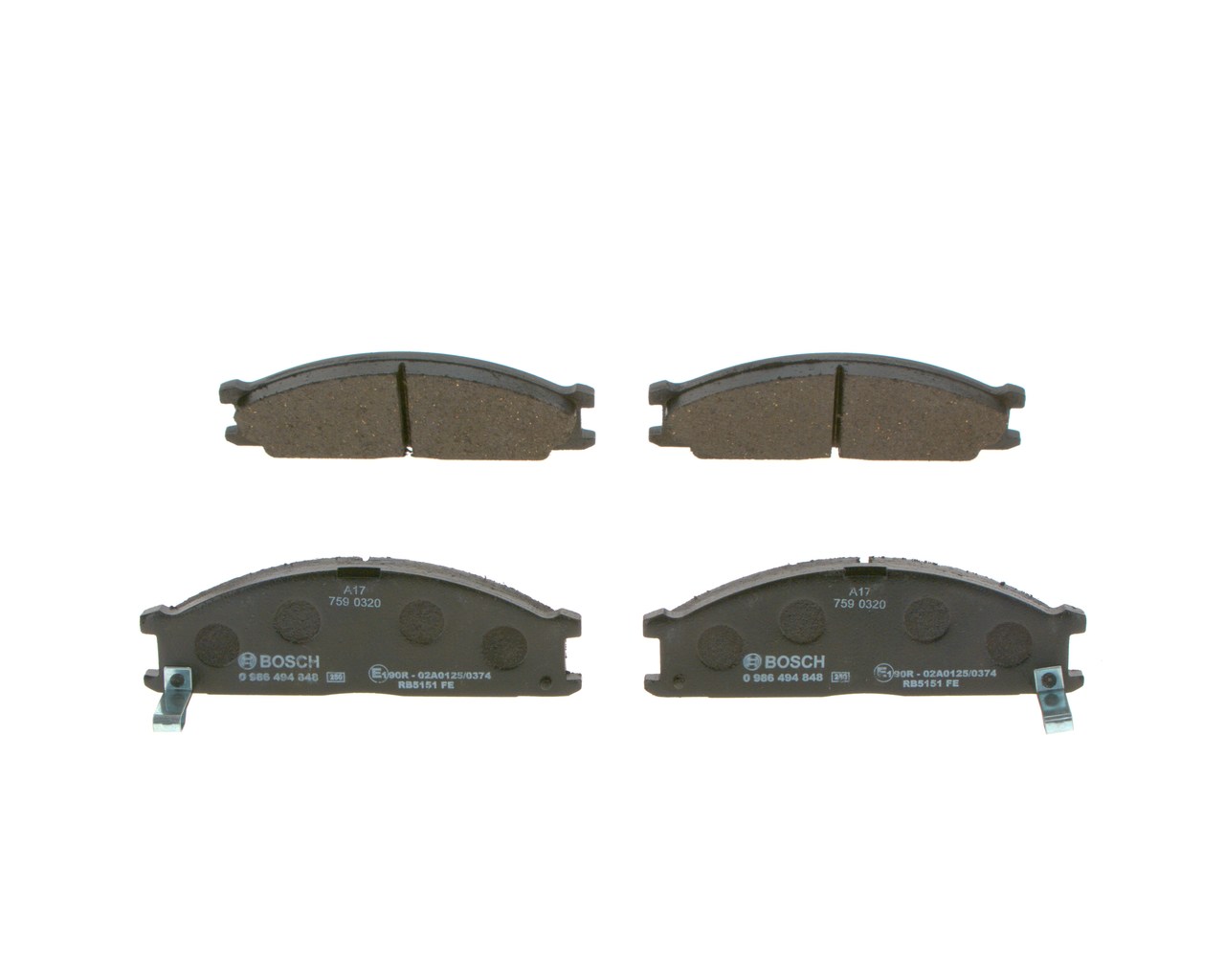 BOSCH 410602S790 Remblokken