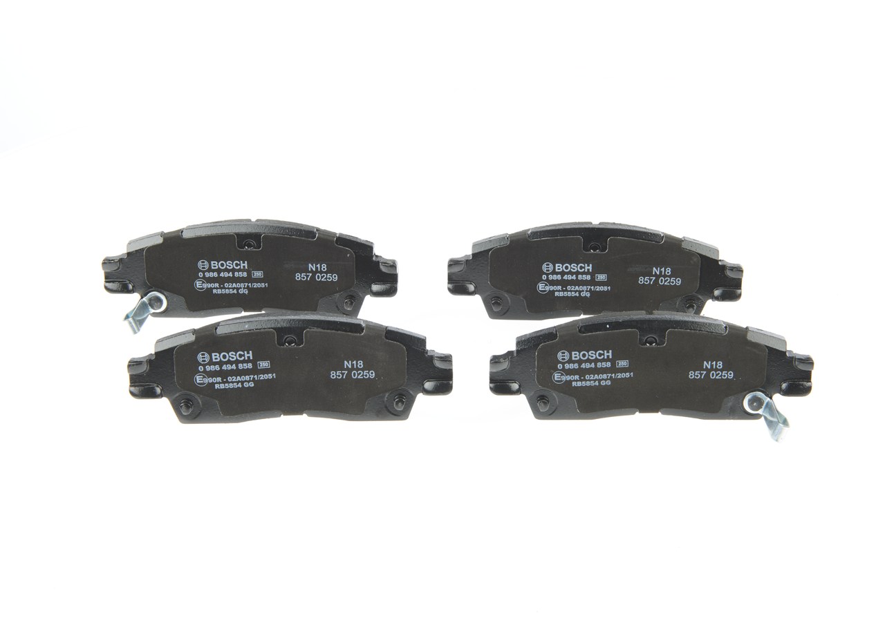 BOSCH 0 986 494 858 Bremseklosser CHEVROLET AVALANCHE