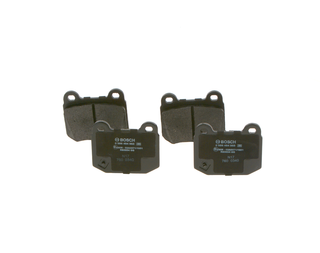 BP2039 BOSCH 4605A050 Bremsbeläge