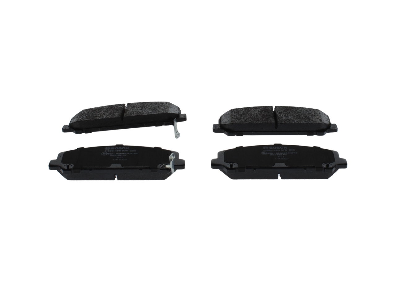 D10609FE0A OE BOSCH Brake pad set 0 986 495 375
