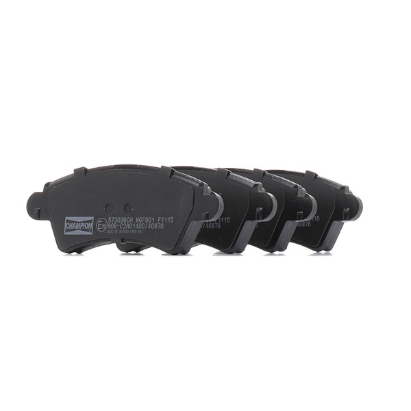 425229 OE CHAMPION Brake pad set 573036CH