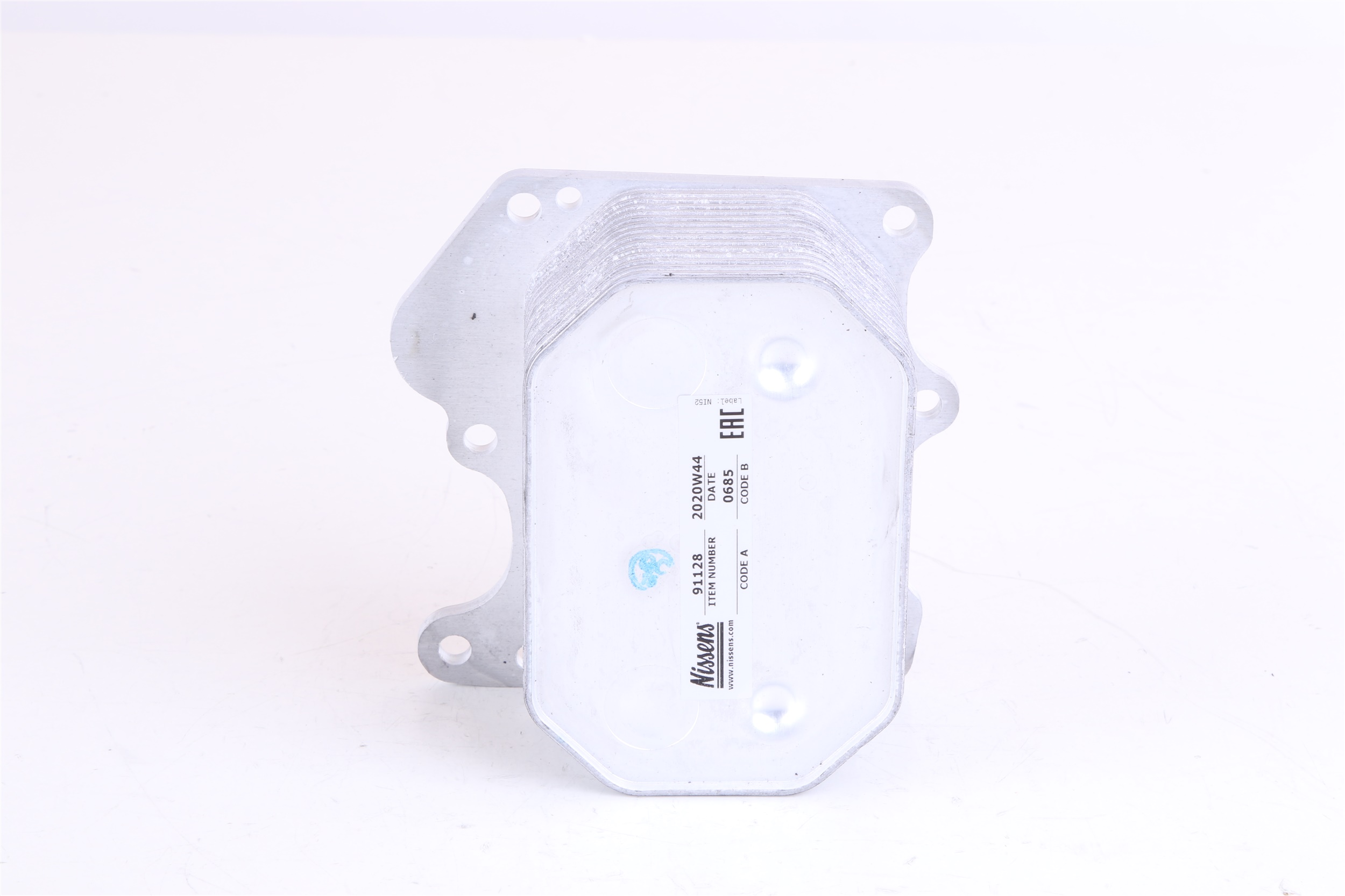 91128 NISSENS Engine oil cooler for CITROЁN C2