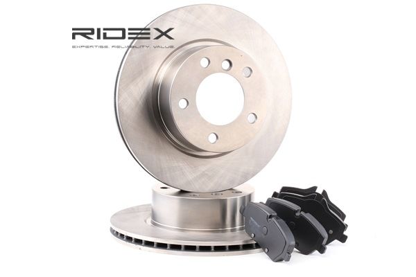 3405B0212 RIDEX Discos y pastillas de freno FORD FIESTA