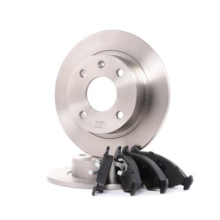 3405B0257 RIDEX Discos y pastillas de freno FORD FIESTA