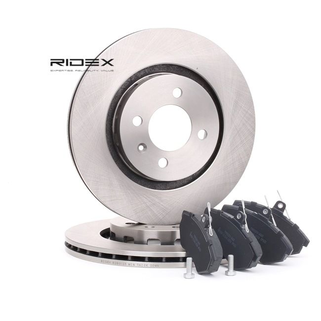 RIDEX 3405B0272 Jarrupalasarja VW Passat B3/B4 Sedan (3A2, 35i) 1.8 G60 Syncro Bensiini 160 hv 1995