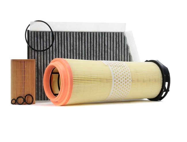 RIDEX 4055F0025 Filter kit Mercedes-Benz W203 C 200 CDI 2.2 (203.007) Diesel 122 hp 2003 price