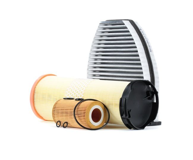 RIDEX 4055F0089 Filter kit Mercedes S204 C 220 CDI (204.208) Diesel 163 hp 2007 price