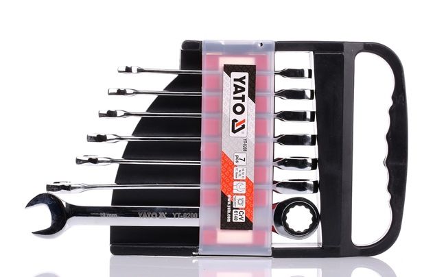 Set ratelringsteeksleutels YATO YT-0208 geschikt voor VOLKSWAGEN, BMW, MERCEDES-BENZ, OPEL, FORD goedkope