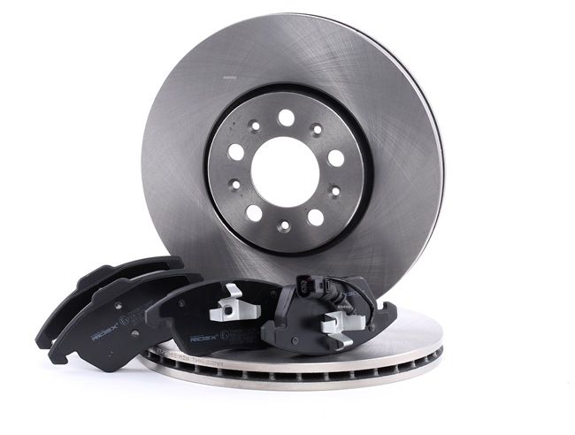 1J0615301 OE RIDEX Комплект тормозов, дисковый тормозной механизм 3405B0297