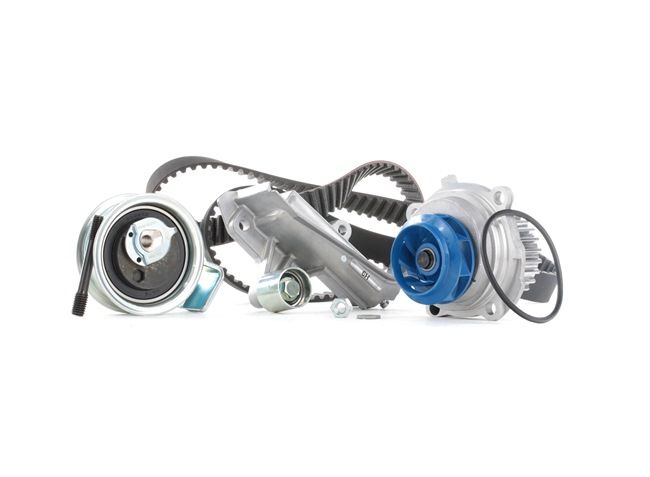 originalios Audi A4 SKF Vandens siurblio ir paskirstymo diržo komplektas VKMC 01918-2