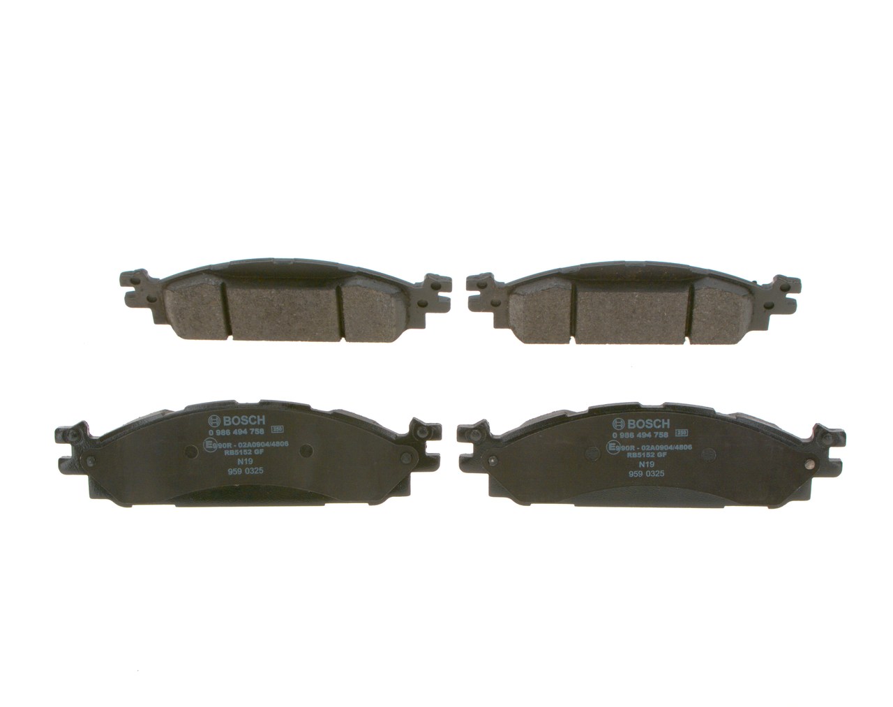 BOSCH BB5Z2001B Jarrupalat, levyjarru 0 986 494 758