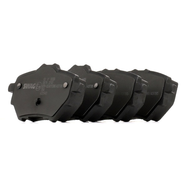 3502110XSZ08A OE SWAG Комплект тормозных колодок, дисковый тормоз 62 91 6959