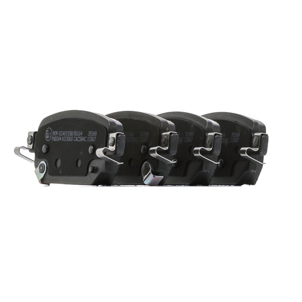 D2Y12643ZA OE A.B.S. Комплект тормозных колодок, дисковый тормоз 35169