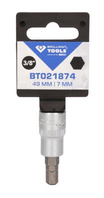 Skraldenøgleindsats (Hexagon) KS TOOLS BT021874 der passer til VW, FORD, PEUGEOT, BMW, TOYOTA billig