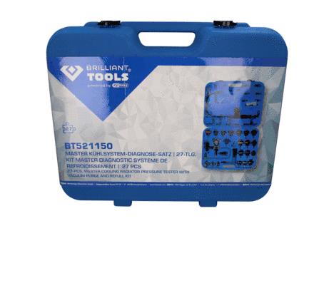 Тестовый набор, давление в системе охлаждения KS TOOLS BT521150 совместимо с BMW, AUDI, VW, VOLVO, MERCEDES-BENZ дешево
