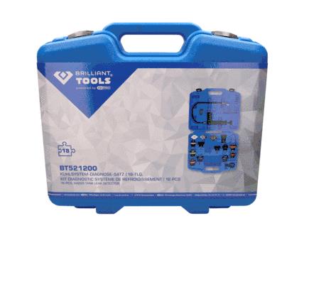 KS TOOLS Kit tester, Pressione sistema raffreddamento BT521200