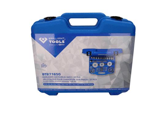 KS TOOLS Jogo de ferramentas de montagem, cubo / rolamento da roda BT671650