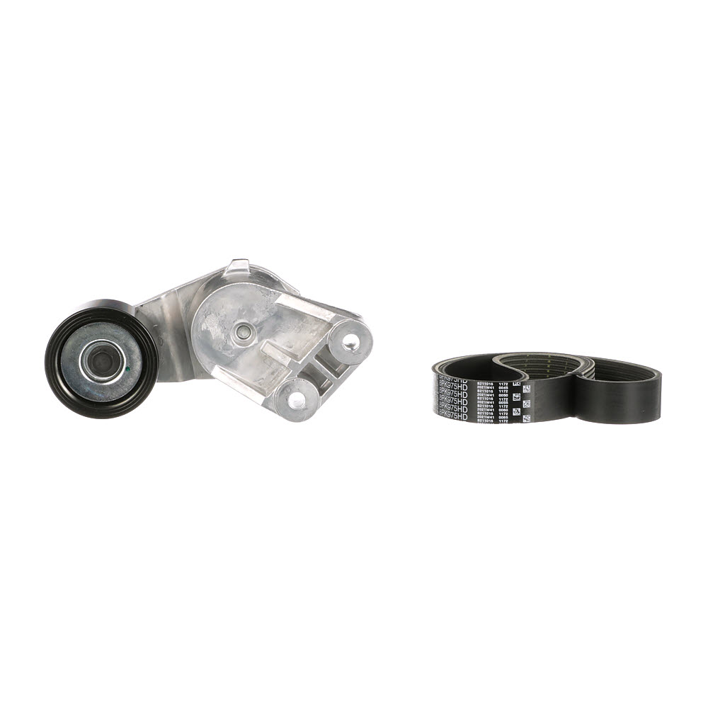 Pirkti GATES V formos rumbuotas diržas, komplektas K018PK975HD